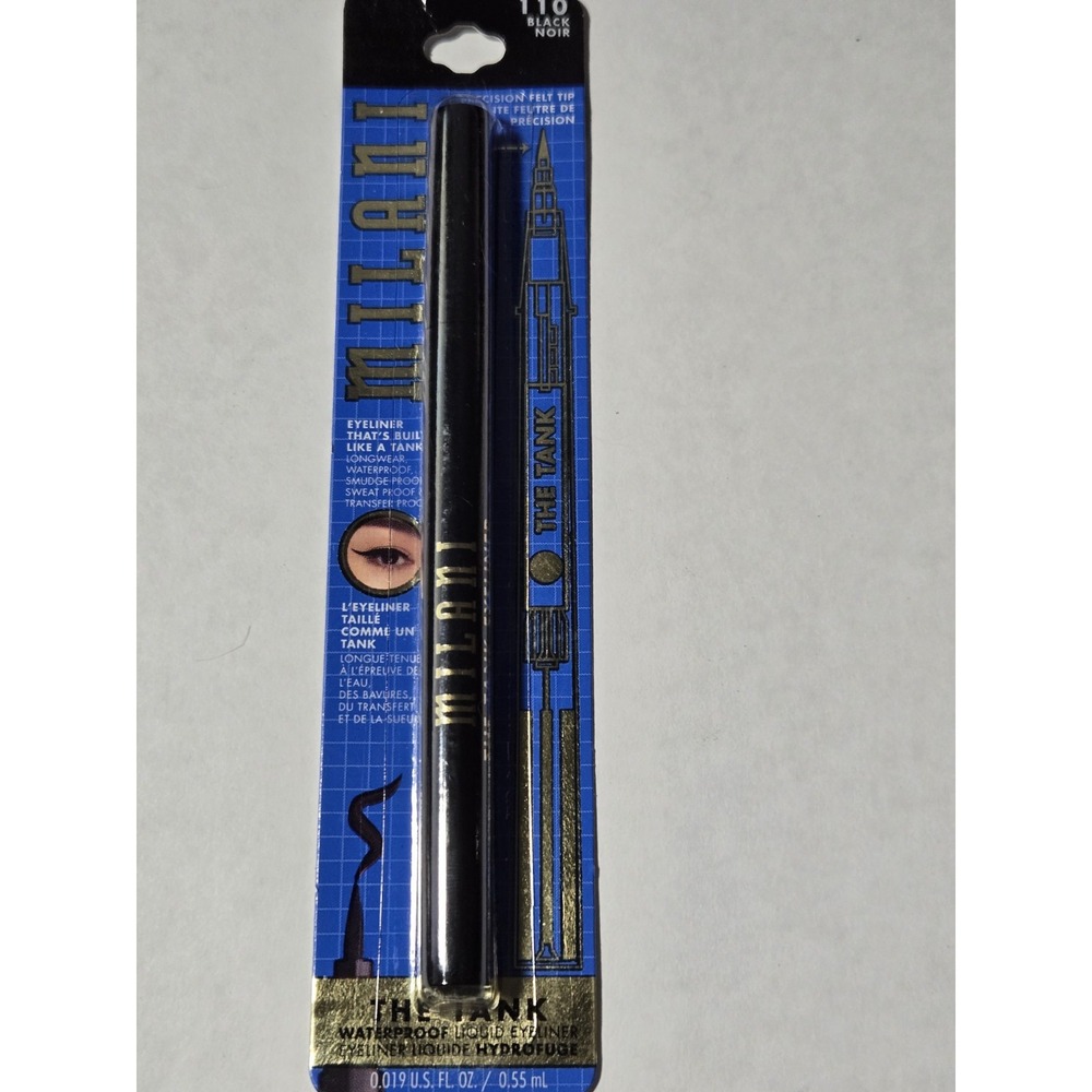 Milani The Tank Waterproof Liquid Eyeliner 110 Black .019 fl oz